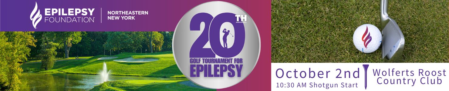 2023 Golf Tournament for Epilepsy Banner
