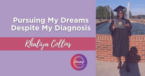 Read about how Khaliya is pursuing her dreams despite her epilepsy diagnosis