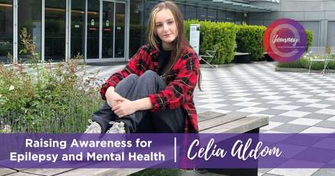 Celia is sharing her journey with epilepsy and mental health to raise awareness