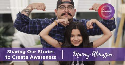 Manny is sharing his family's story to raise awareness about epilepsy