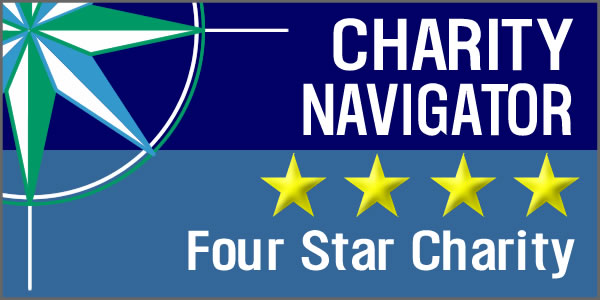 4 Stars from Charity Navigator 
