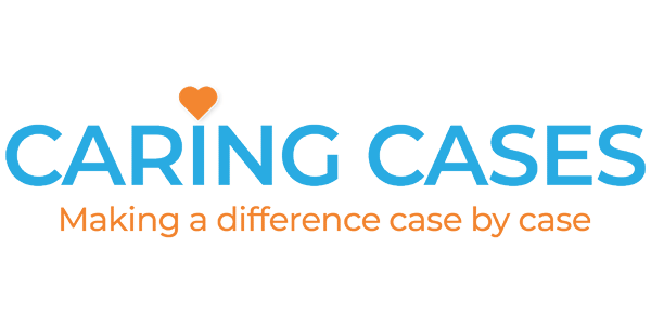 caring cases logo with link to caring cases website