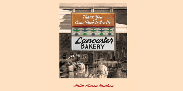 Lancaster Bakery book cover with link to authors website