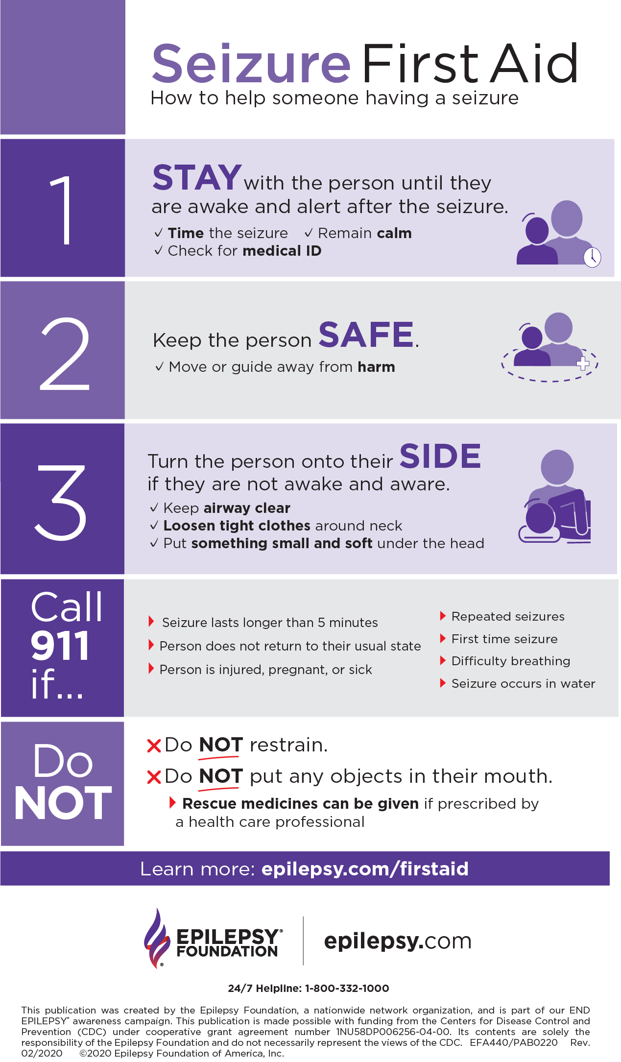 Seizure First Aid is Stay Safe Side - phone lock screen