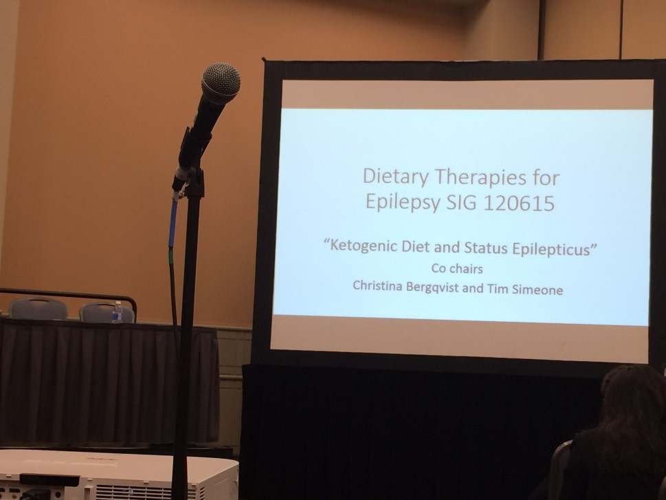 Dietary Therapies for Epilepsy SIG